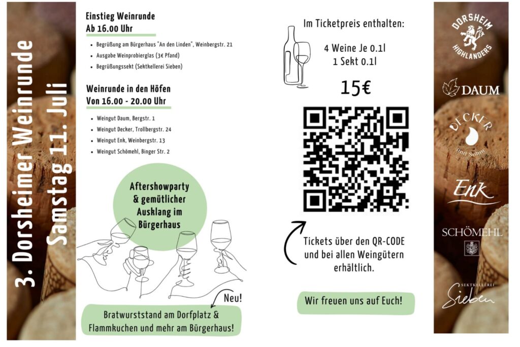 Flyer Weinrunde 2026 Weinrunde 2026